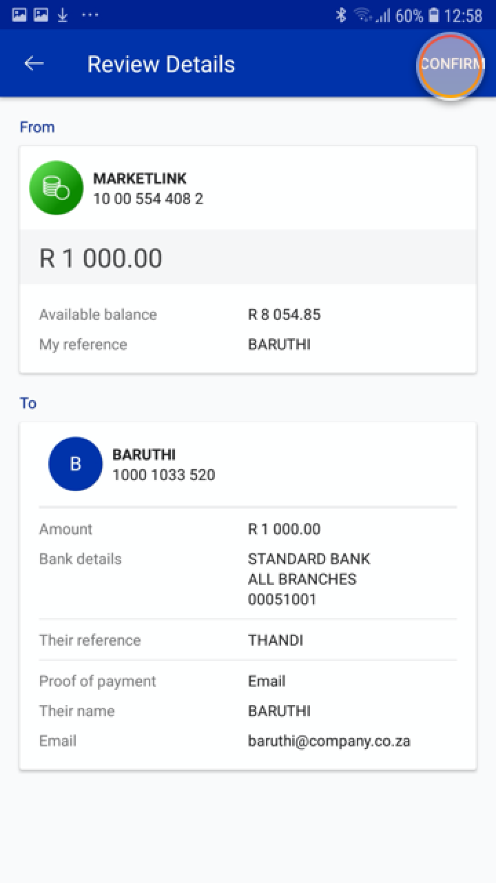 proof of payment hsbc